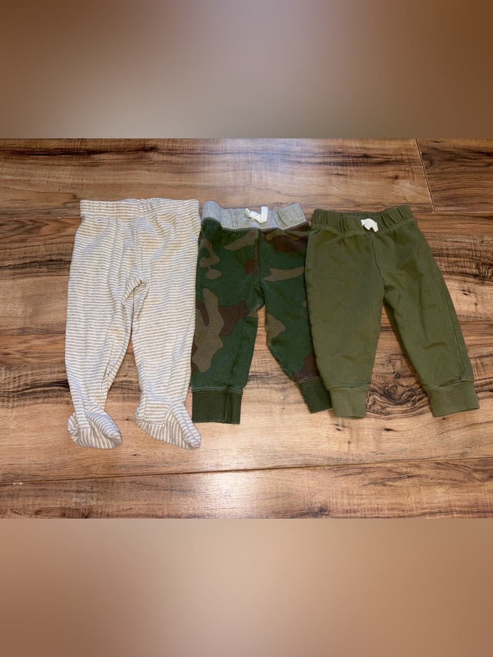 Carters Green & Brown Pants Bundle Boys 6M